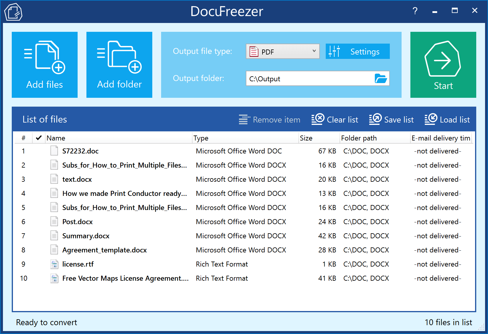 PDF コンバーターを使用して、MS Office docs を PDF に変換する